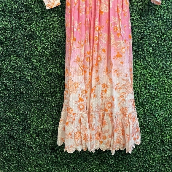 NWT Hemant and Nandita Ruffled Maxi Dress - Picture 14 of 14